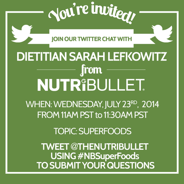 nutribullet's tweet photo. ReTweet this for a chance to win a 30 day supply of our Super Foods Energy Boost! We will DM ya if you win :D http://t.co/6y5jvURUbh