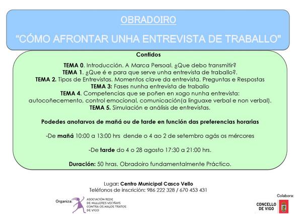 activayvisible's tweet photo. Taller Como Afrontar una Entrevista de Trabajo http://t.co/YYSI6n3gYQ