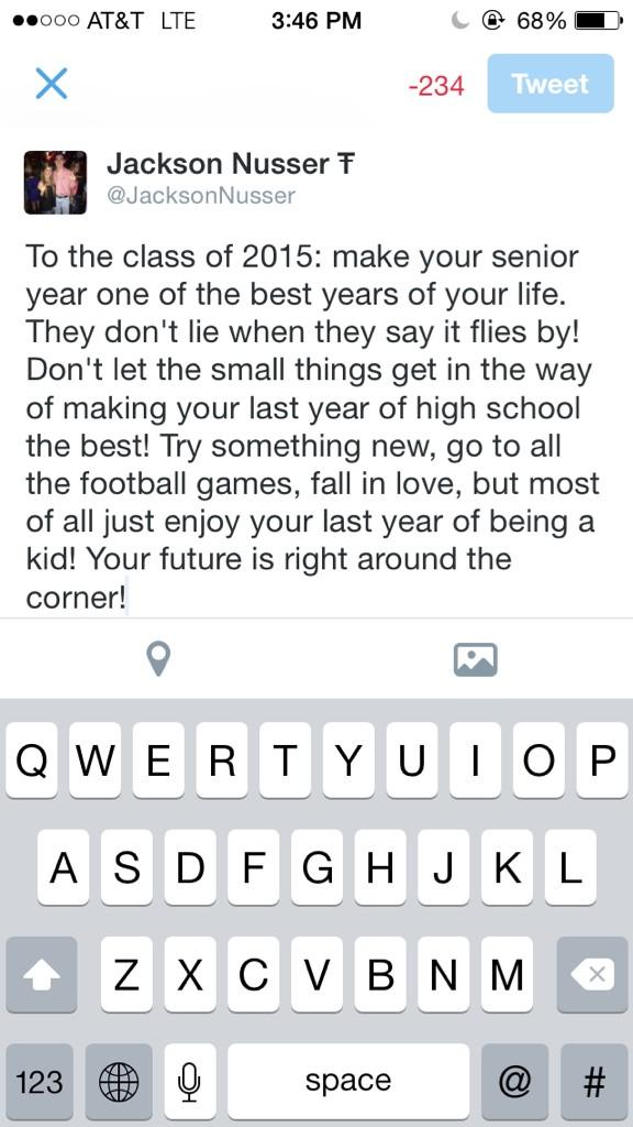 To the class of 2015: