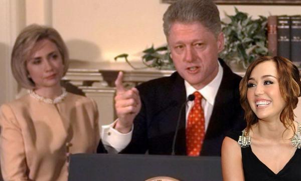 history_miley's tweet photo. Bill Clinton's "I did not have sexual relations with that woman" Speech. http://t.co/k46nH2vyjB