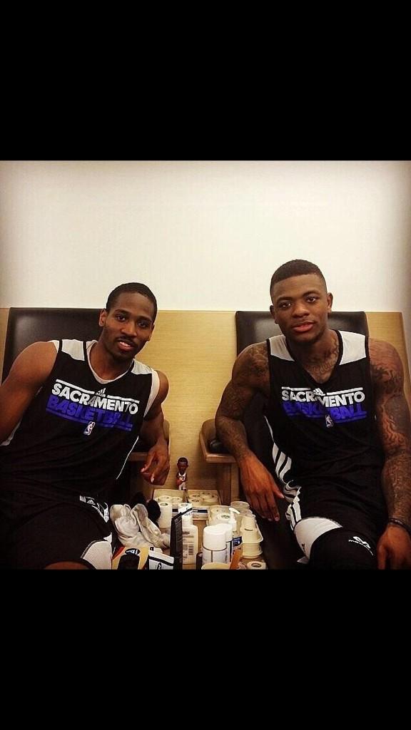 langston21's tweet photo. Me and my bro @FuquanEdwin are going to play in Italy together! It's crazy http://t.co/677xLk8S2z