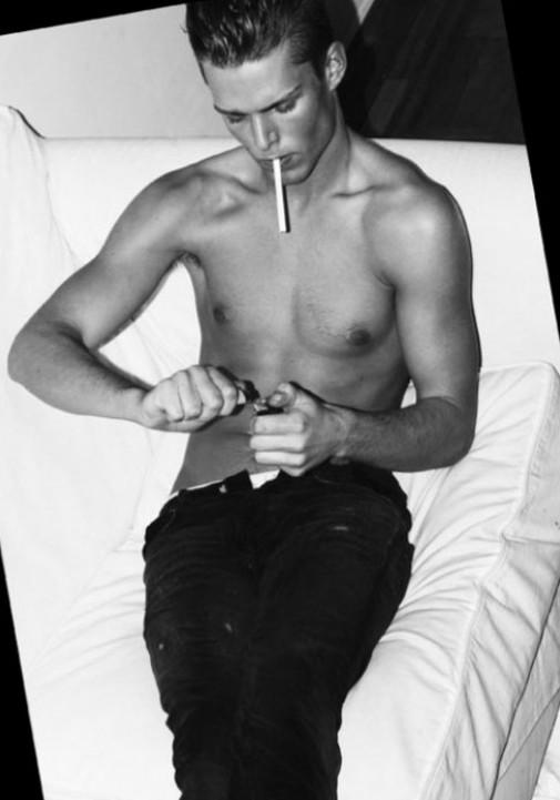 ChrisFallG's tweet image. *Chris lays in bed, lighting a cigarette*