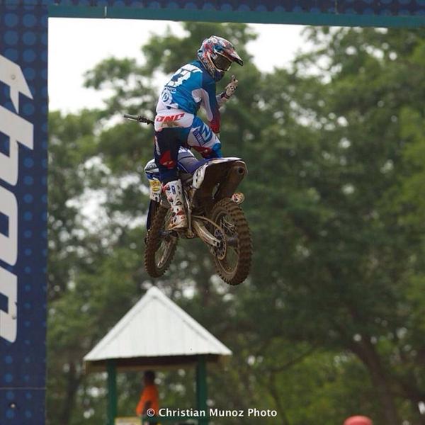 pulpmx's tweet photo. Or that could be where I was standing RT @mike18h: @pulpmx looks like J.G. Isn’t to happy with someone.. http://t.co/h7roZ5TI90