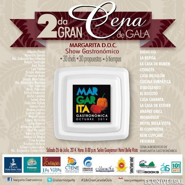verdegusto's tweet photo. #Venezuela | Treinta chefs margariteños preparan una cena de gala  http://t.co/CEtpWHwCgM http://t.co/3zvtOs1HO1