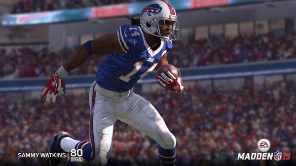 Steve_OS's tweet image. Sammy Watkins rated 81 overall in Madden NFL 15.