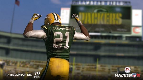 Steve_OS's tweet image. HaHa Clinton-Dix rated 79 overall in Madden NFL 15.