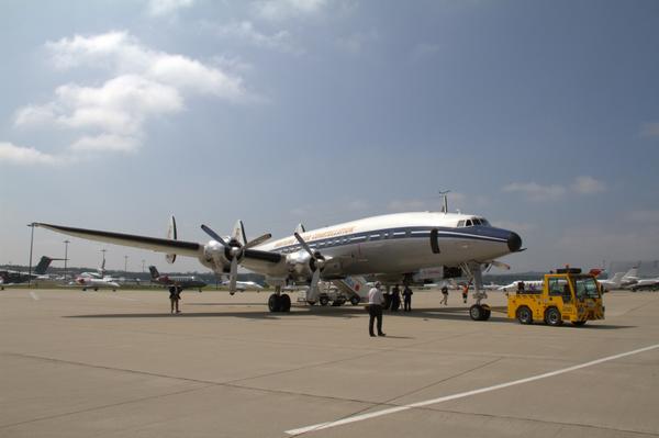 Super Constellation - what an iconic flying machine. I was privileged to fly in it today.