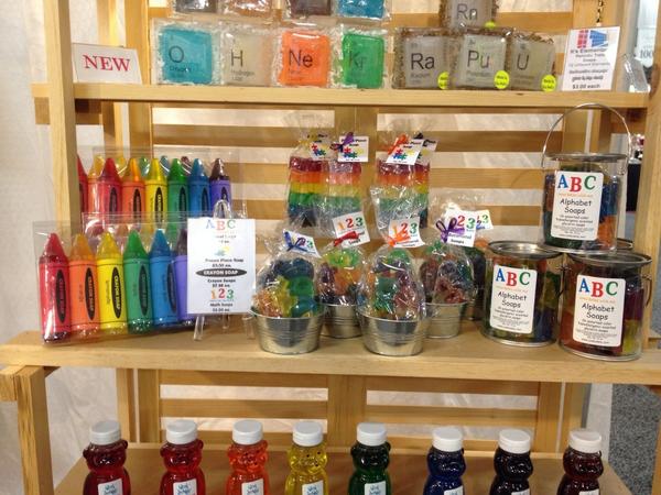 justbubbly's tweet image. Back to school alphabet soaps, crayon soaps, puzzles &amp;amp; element soaps. #geeksoap #backtoschool #crayons