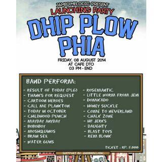 8 agustus 2014 at cafe d'to 'Launching Party <a href="/DhipPlowPhia_/">Dhip Plow Phia</a>