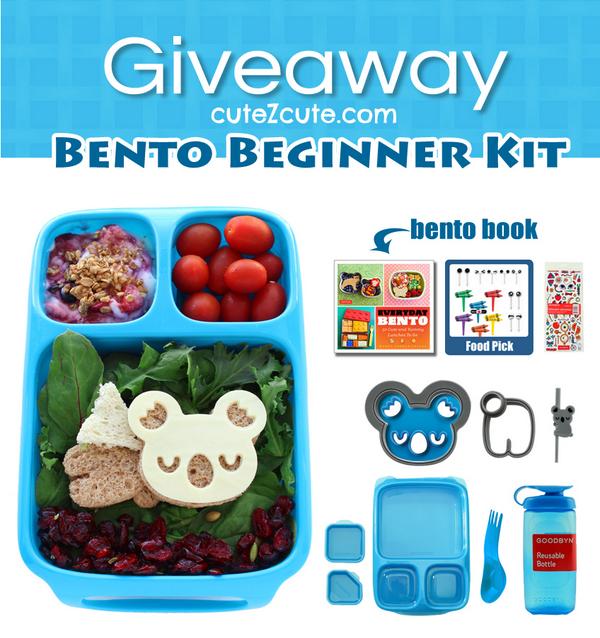 bentousa's tweet image. Bento Beginners Kit #Giveaway - @goodbyn lunch box, bento book from @wendolonia &amp;amp; #CuteZCute-&amp;gt; bit.ly/1sBvkF5