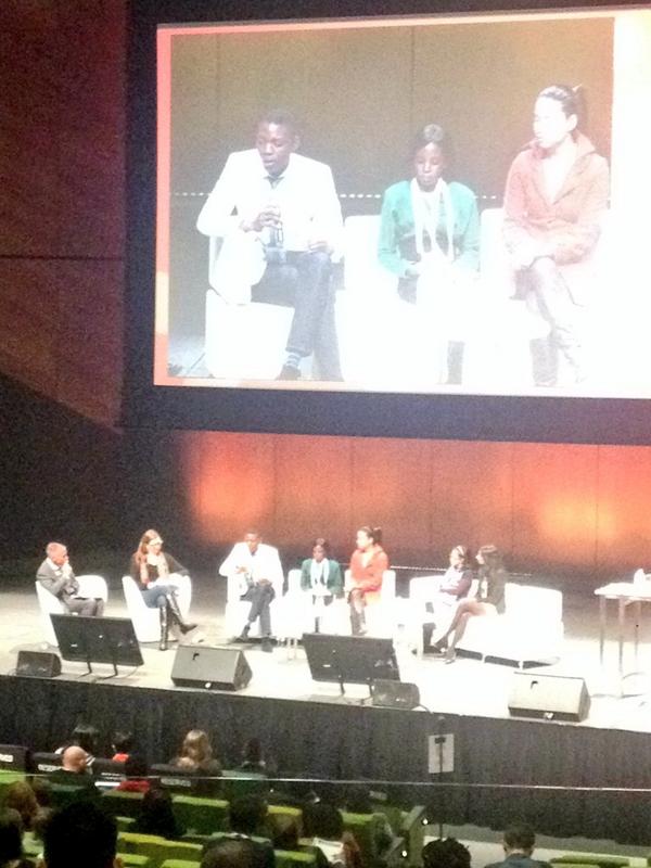 samulGG's tweet image. Youth highlighting the importance of youth involvement in the fight for a generation free of HIV #AIDS2014