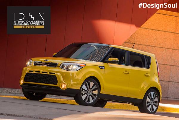 Kia_Worldwide's tweet photo. #Soul receives the IDEA honor presented by @IDSA for its design. For more: http://t.co/XoywwS9FwN #DesignSoul http://t.co/qbbZbWaooj