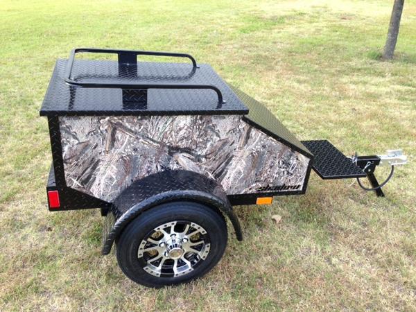 FreedomMT's tweet image. If you are into camo or black check out the new model pull behind trailers on our website at freedommotorcycletrailers.com
