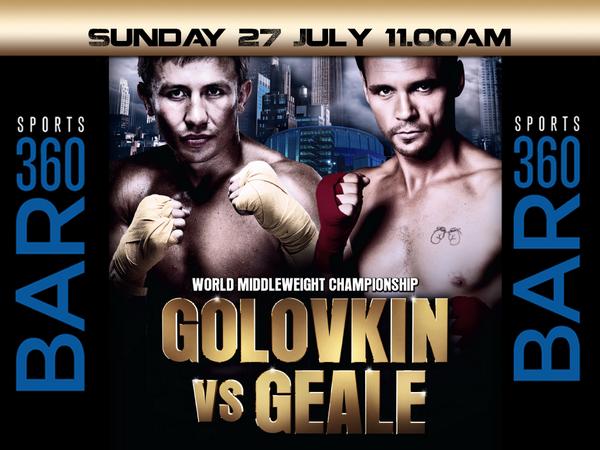 Come down to BAR360 to catch the fight #golovkingeale