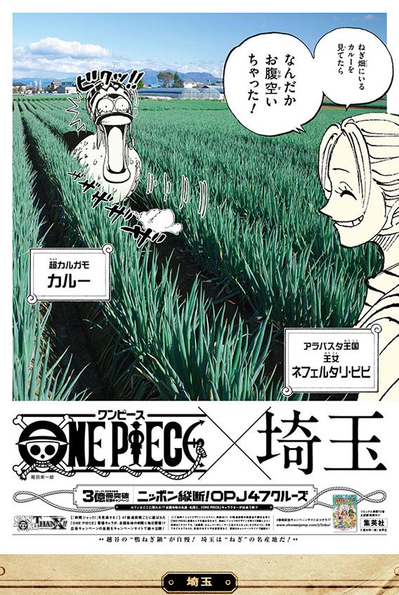 One Piece日本縦断 ネフェルタリ ビビ カルー 埼玉 T Co Ctki8jdnx5 越谷の鴨ネギ鍋が自慢 埼玉はねぎの名産地だ