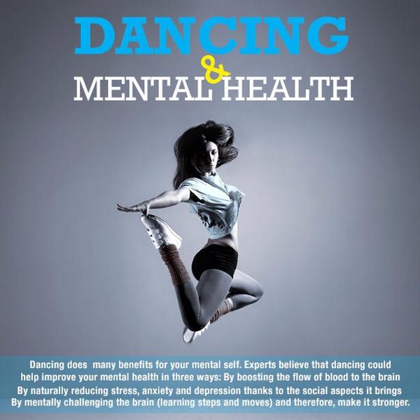 Iyurway's tweet image. Dancing improves your mental health. #HealthyWayMag #WomenForFeminism #dancingrabbit #danceforme #mentalhealth #gals