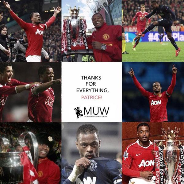 Bolanet's tweet photo. http://t.co/dZAFEsgggK - Skuat MU: Terima Kasih Atas Segalanya Evra http://t.co/iOTTUWt5l8