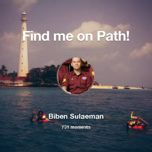 I've shared 731 memories with my friends on #Path - see them now at path.com! #thepersonalnetwork