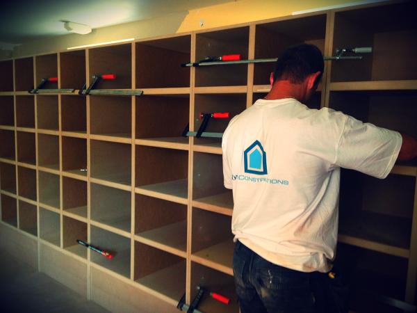 Domeconstruct's tweet image. La nouvelle briquothèque commence à prendre forme...