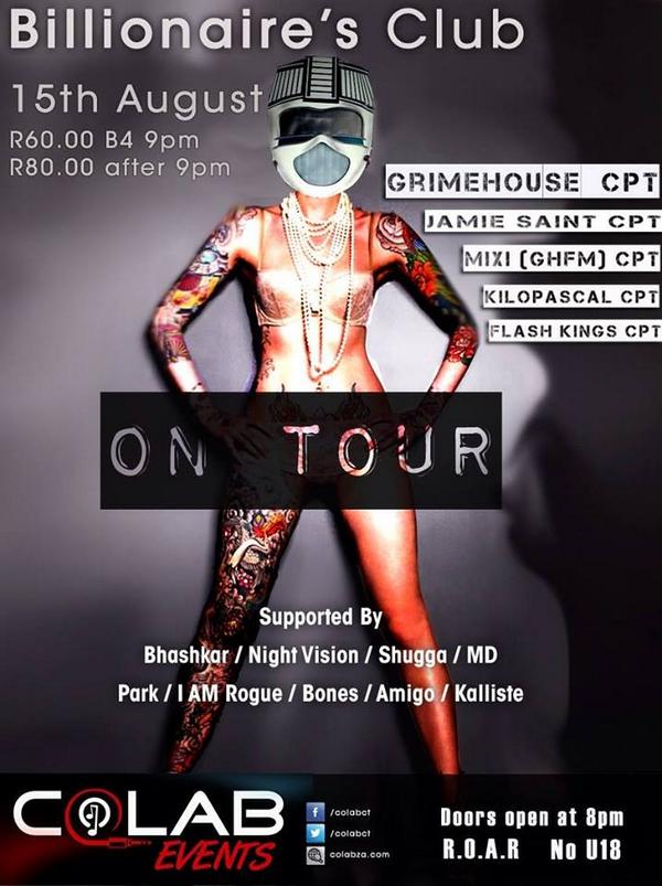 SO Keen to be playing my first gig in #Durban <a href="/Billionaire031/">Billionaires Club $</a> w/ <a href="/DJMixi/">DJMIX AL.IN</a> @jamiesaint <a href="/Flash_Kings/">Flash Kings</a> <a href="/Grimehouse_SA/">Grimehouse</a>