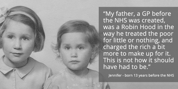 UKLabour's tweet photo. “My GP father often said: ‘Don’t send her a bill, she can’t afford to pay.’” Read more: http://t.co/wHiJ6tD2aZ http://t.co/BmWGE794tj