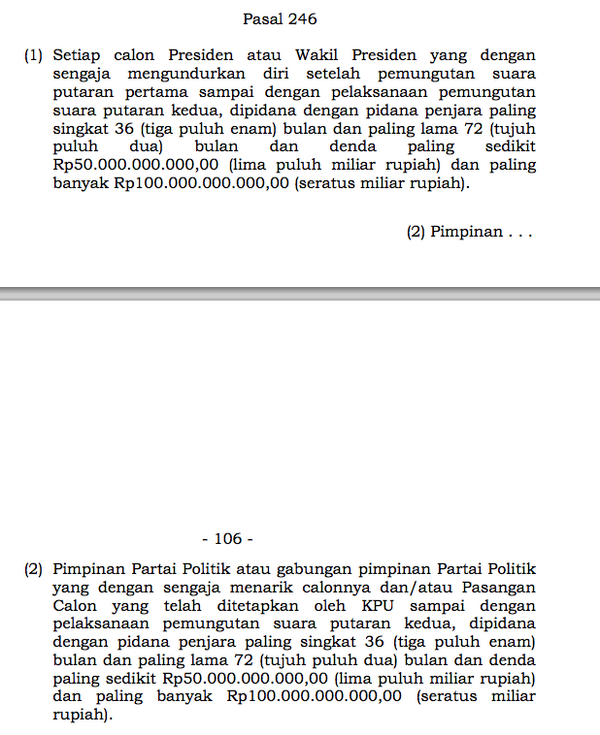 Correction! Prabowo is actually liable for 36-72 months imprisonment and 50-100 billion fine mahkamahagung.go.id/images/pdp/uu_…