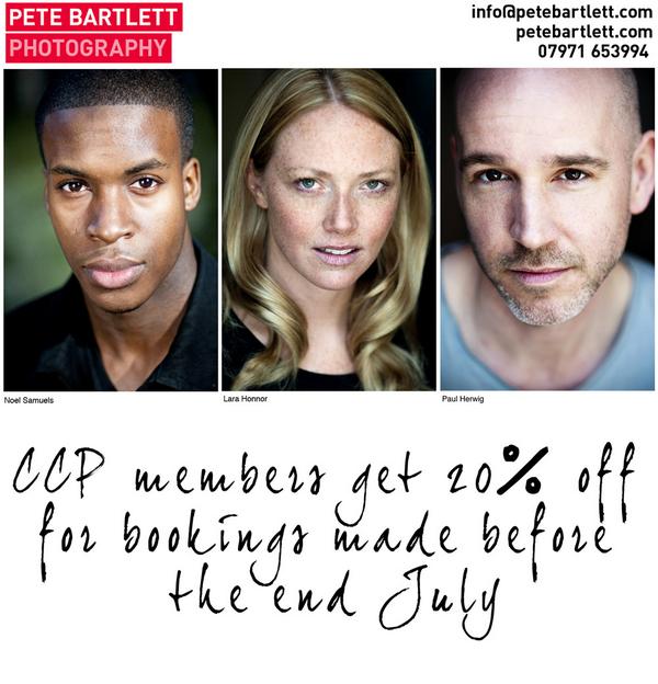 petebartlett01's tweet image. As thanks to #castingcallpro and all those who entered #badheadshot comp I'm offering 20% off before the end of July!