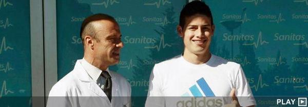 James, pasando el reconocimiento médico ow.ly/zr44c