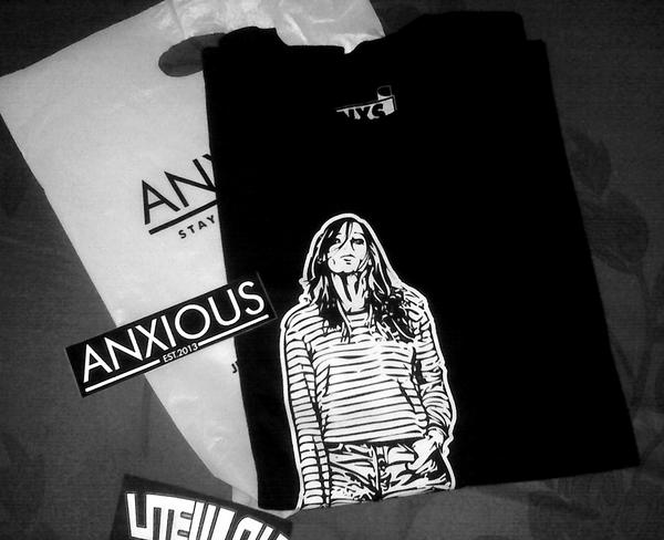 Thanks <a href="/ANXIOUSCLOTH/">ANXIOUSCLOTH</a> for this awesome tee !!! (: #supportlocal