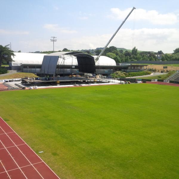 Good progress at Eirias Park for <a href="/AccessAllEirias/">Access All Eirias</a> 2014! <a href="/RealSirTomJones/">Tom Jones</a> <a href="/jessiej/">Jessie J</a> #ColwynBay