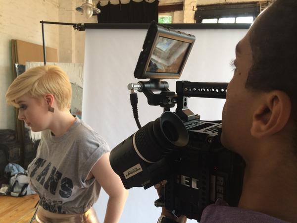 ArtistFilmsUK's tweet photo. Our shoot with @claredovemusic well under way! Check out her new track with @ThisIsArtful 'Trouble'! http://t.co/uSffZaekiC