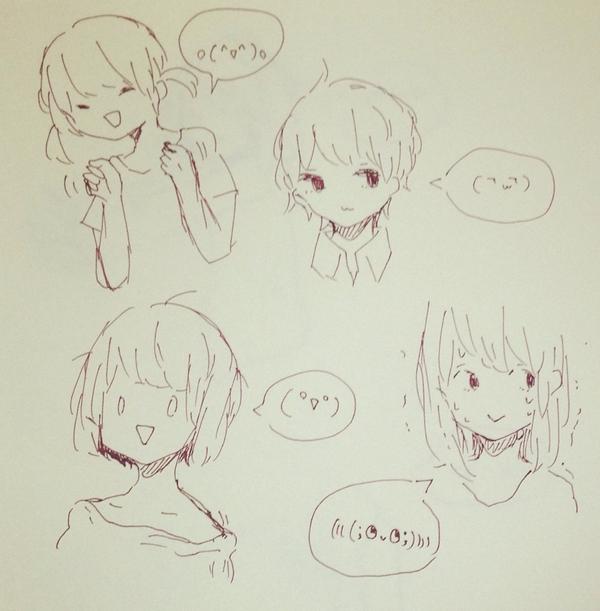 リプしてもらった顔文字をイラストにする リプしてもらった顔文字をイラストにする
