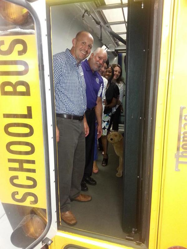 Administrators visiting the transportation training room.   #increasedawareness. #newperspective