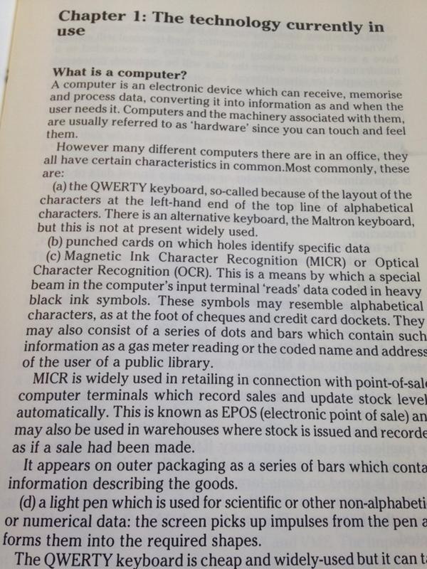 HSMC_Library's tweet image. More interesting finds today @HSMC_Library  #whatisacomputer?