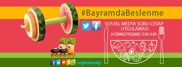 saglikbakanligi's tweet photo. #bayramdabeslenme ile ilgili merak ettiğiniz her şeyi uzmanlarımız yanıtlıyor! http://t.co/d3NCbnmBGy