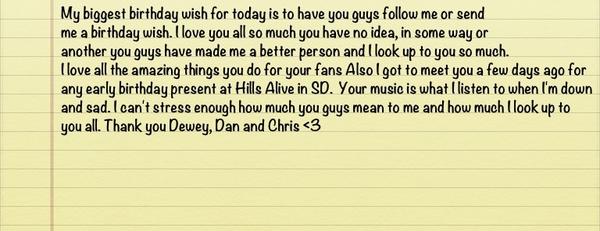 Lybecker_4ever's tweet photo. @chris_sooter @DEWEYLYBECKER @danielcantread @lybeckermusic please make this dream come true <3 http://t.co/OGhTSaZn2h