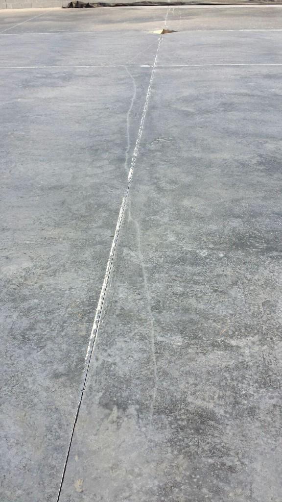 ArdorSolutions's tweet photo. My customer asked why did the crack jump the sawcut? I asked,why did the contractor put a sawcut on top of the crack? http://t.co/tFyVzk4UGW