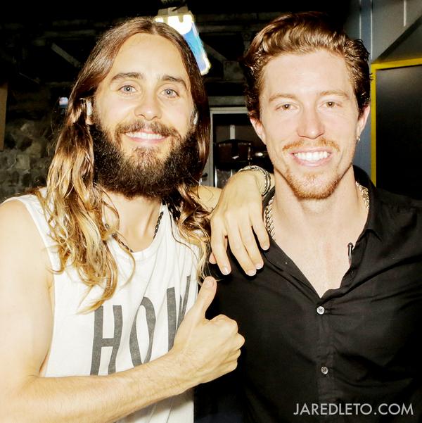 JaredLeto's tweet photo. Me + @shaun_white in Vienne, France http://t.co/SSkJYrjA0p #NFTO http://t.co/4Gi2t3yfJH