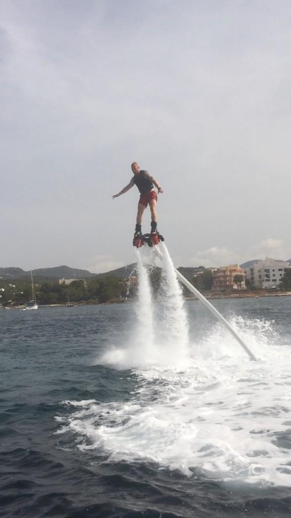 J_C_Booth's tweet photo. Fly boarding #Ibiza2014 http://t.co/RhQbU1LJRb