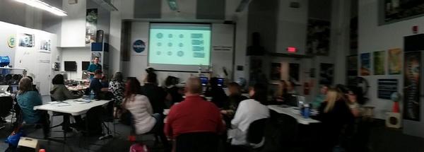 cpalmsmea's tweet photo. Day 2 @NASA WITH #STEM teachers designing 3D+MEAs and MEA curricula! http://t.co/OInXwSRuJu