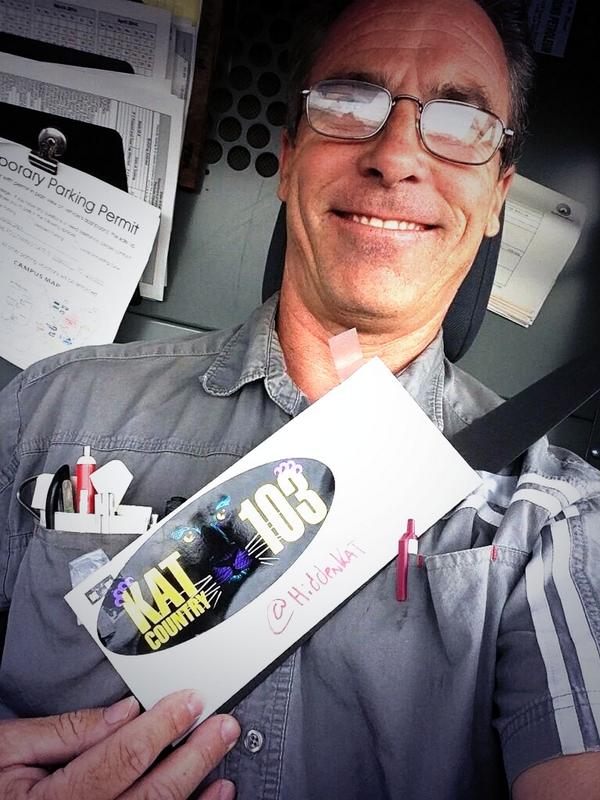 HiddenKat's tweet image. Yes! The NHRA tickets were found by This awesome Kat listener and his son!