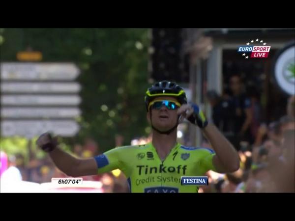 kimhoese's tweet photo. @mickrogers @tinkoff_saxo Oooohhh boy!!! Way to go http://t.co/kF03fa9ehB