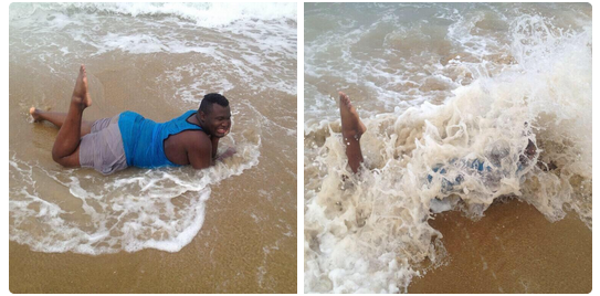 FunnyPicsDepot's tweet photo. BRUH HIS FOOT STILL UP 😭😂 http://t.co/tRowG8eCrX