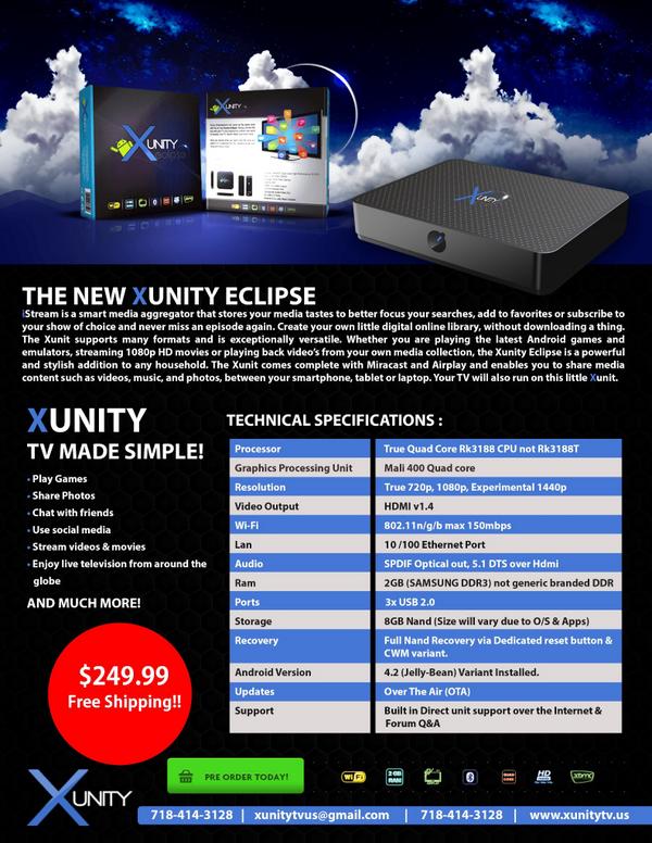 XunityTVus's tweet photo. Play the latest Android games, listen to music, watch Live TV &amp; stream 1080p HD movies! Order: http://t.co/y1iFKW91o7 http://t.co/AO1H6BSR5e