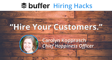 TinyFactorySD's tweet image. Buffer&apos;s Secret to Killer Customer Service and Strategic Hiring with @carokopp bit.ly/1ubAU2A