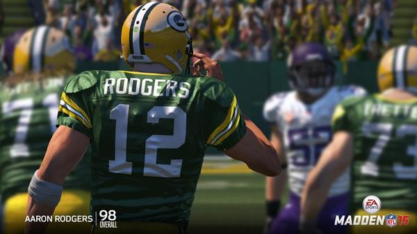 Steve_OS's tweet image. Aaron Rodgers is the #2 rated QB in Madden NFL 15 with a 98 overall rating.