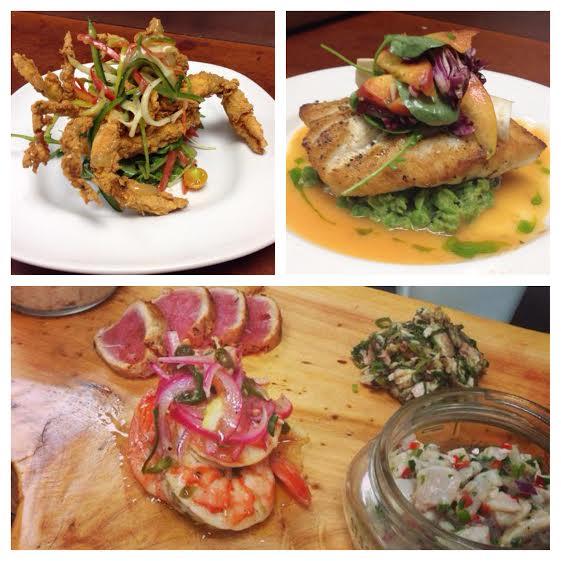 EatGulfSeafood's tweet photo. The great @ChefAustinRFG has us planning a trip to @RedFishGrill! #SoftShellCrab #GulfSnapper #SeafoodCharcuterie! http://t.co/aFBGAXFtei