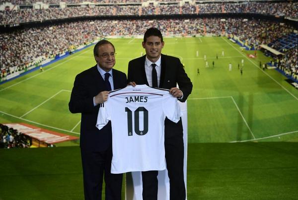 RevistaSemana's tweet photo. La foto del día: @jamesdrodriguez y el 10 en su camiseta del poderoso @realmadrid -->  http://t.co/rukdjmqsuD http://t.co/HuoXhvvihn