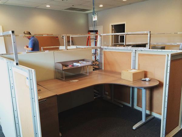 LSAV_Live's tweet image. LSAV's #Frametech  works for even more than custom scenic. Hello, new office! #eventprofs bit.ly/P8YRED