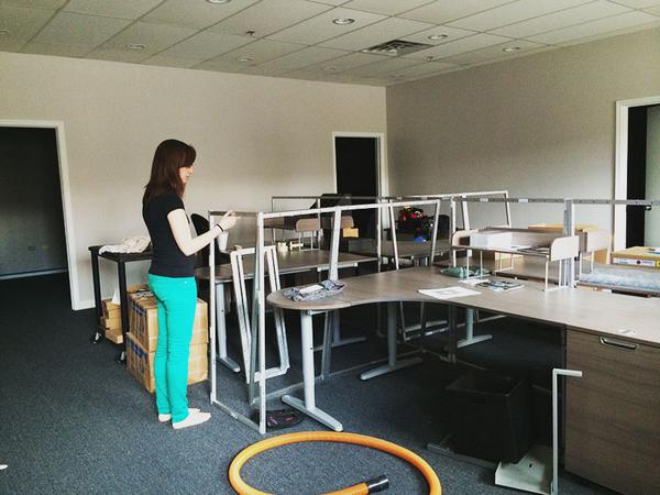 LSAV_Live's tweet image. LSAV's #Frametech  works for even more than custom scenic. Hello, new office! #eventprofs bit.ly/P8YRED